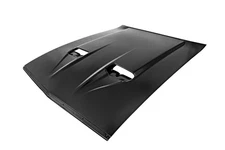 JEGS 92368 OE-Style Hood 1971-1973 Ford Mustang w/Dual Scoop Cutouts Stamped Ste