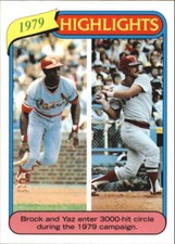2010 Topps Cards Your Mom Threw Out #CMT145 Lou Brock Carl Yastrzemski 