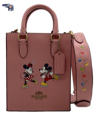 COACH × DISNEY North South Mini Tote Mickey Mouse Minnie Mouse