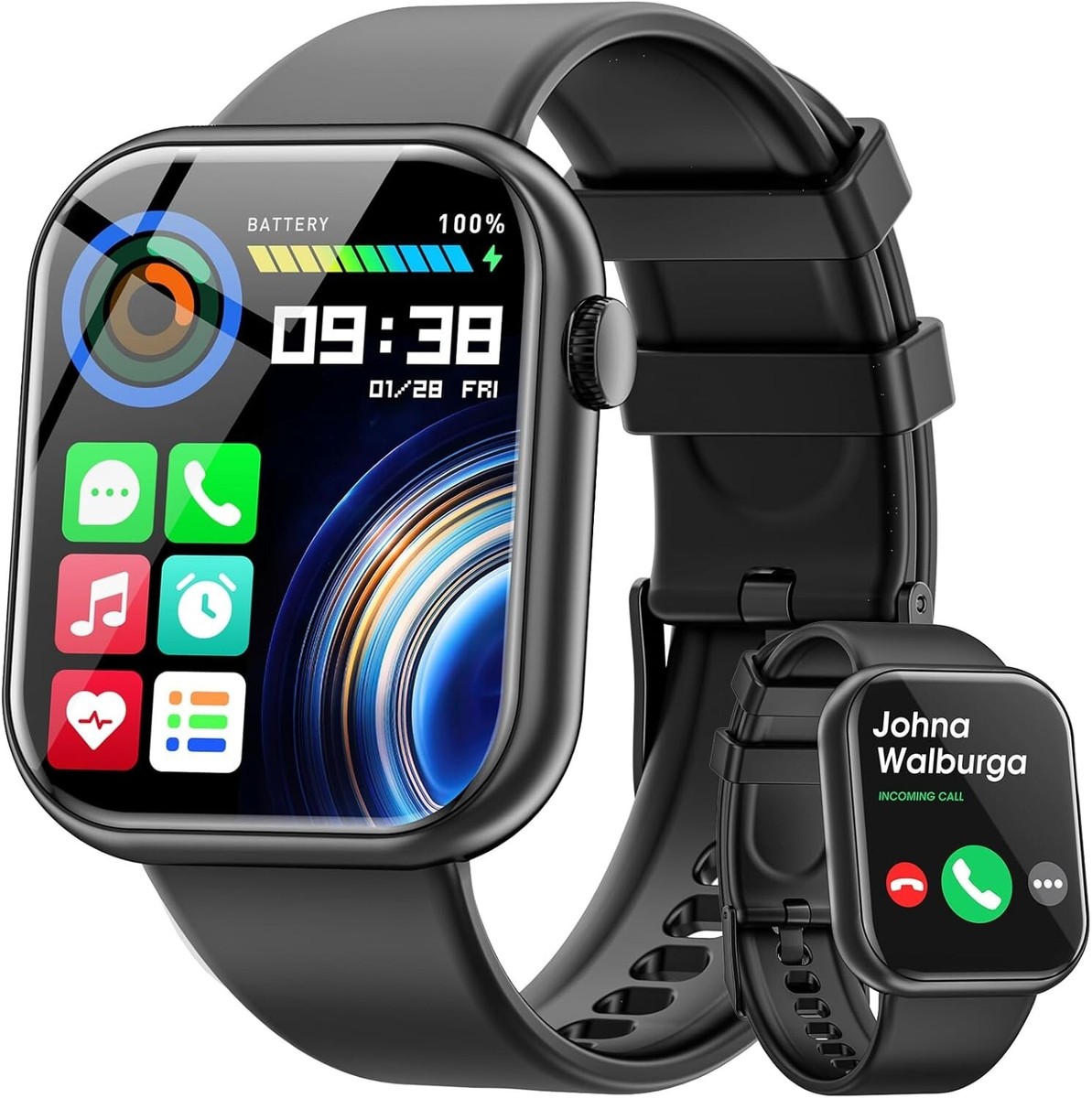 Smart Watch for Android Men Make/Receive Call Fitness Tracker