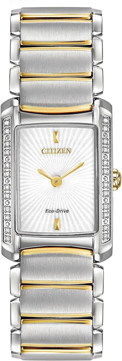 CITIZEN EG2964-56A Eco-Drive Diamond Gold & Silver Tone Band