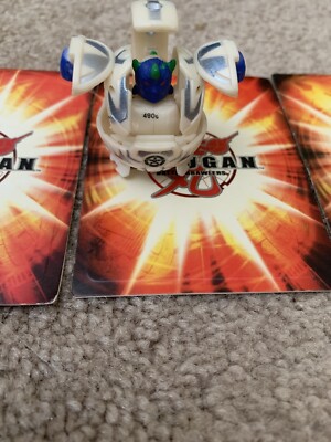 Bakugan Haos Bakupearl White Warius 490G Very Rare Original Series + 2 Cards | eBay