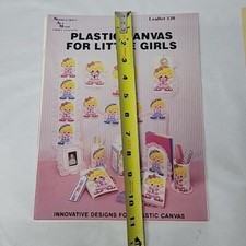 Lot of 12 Plastic Canvas Pattern Booklets Country, Yarnimals, Windsocks, Totes