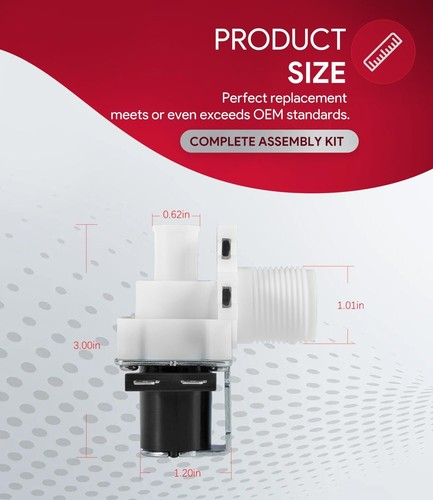 per Hoshizaki 3U0111-04 Valvola Acqua, 120V 60HZ, J248-072, HOS3U0111-04 - Foto 6 di 6