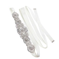 Jeweled Wedding Belt Rhinestone Wedding Belt Bridal Dress Sash