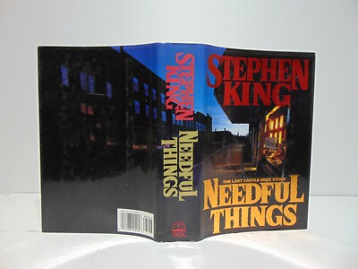 Needful Things by Stephen King (1991, Hardcover) 1st Edition