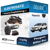 FüR Peugeot Rifter Bus 08.2018-Jetzt Ecs E-Satz 13Polig Fahrzeugspezifisch Neu