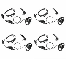 HKLN4599B Motorola Two Way Radio Headsets Earpieces Qty 4