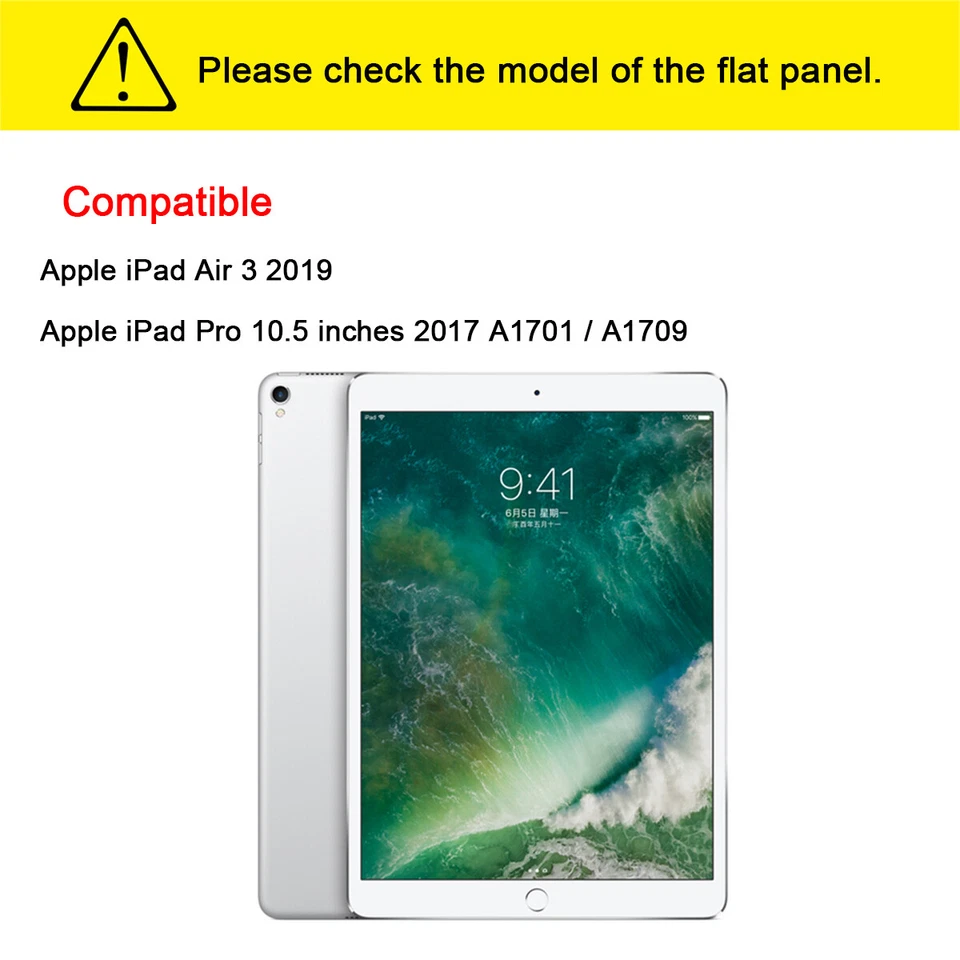 Tempered Glass Screen Protector For Apple iPad Air 3rd Gen 2019 iPad Pro 10.5" - Image 2 of 4