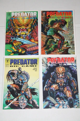 Predator Big Game #1 2 3 4! VF/NM! 1991! 1st Printing! Dark Horse! Complete!