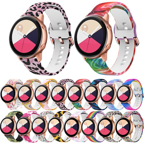 For Samsung Galaxy Watch 3 Active 2 3 22mm Print Silicone Band Sports Strap Ebay