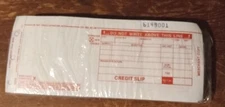 100 LONG 3 PART Credit Card Imprinter Sale Slips Credit Charge Receipt Drafts