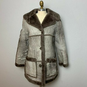 abercrombie shearling coat