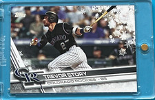 2017 TOPPS HOLIDAY - SNOWFLAKE CARD - TREVOR STORY #HMW74 = MINT+ / GEM MINT!