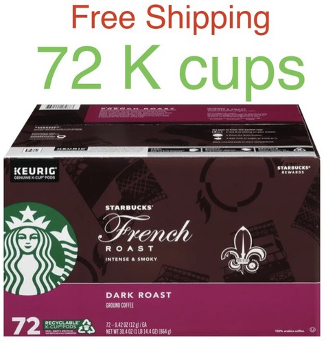 Buy Starbucks French Roast 72 K-Cup 
