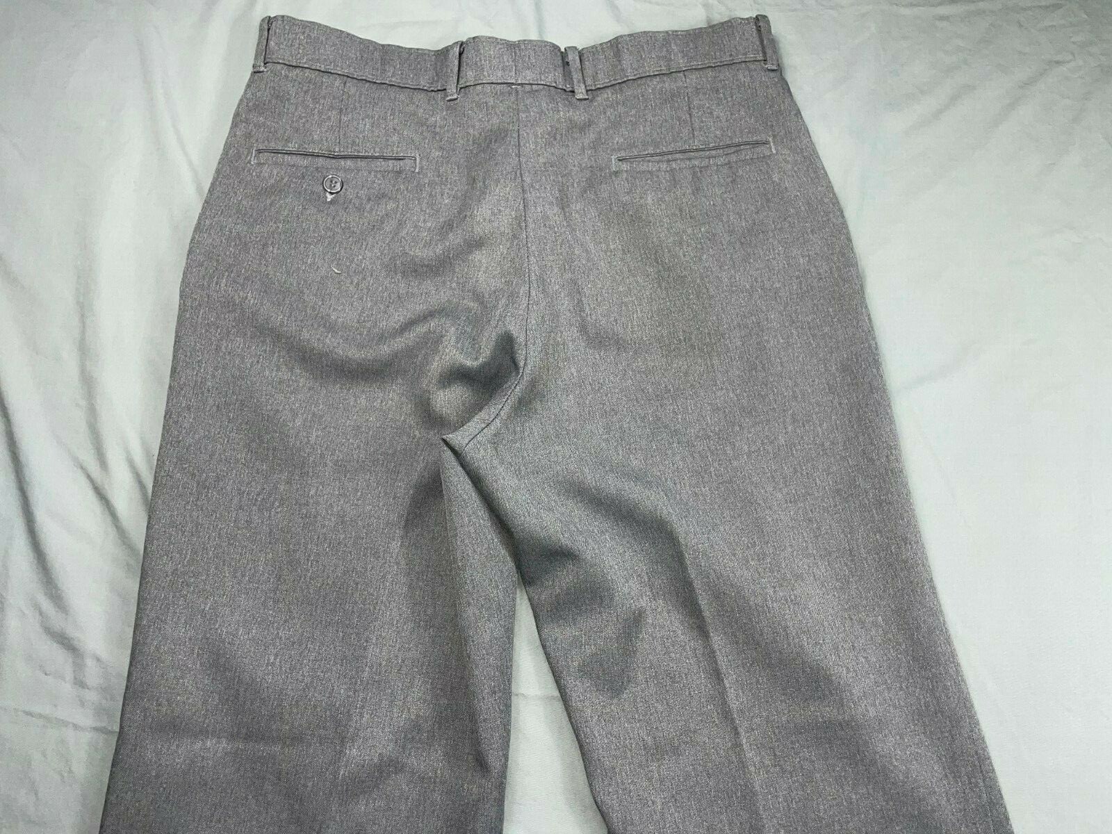 Levi's Flat Front Polyester Action Slacks/ Medium… - image 8