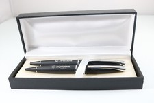 Vintage Howdens Joinery Matt Black Ballpoint & Mechanical Pencil (Cased/Refills)