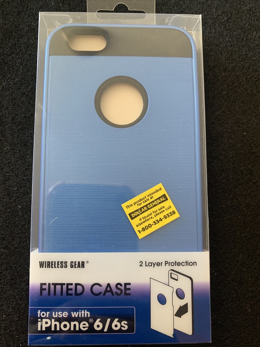 Wireless Gear Fitted Case for iPhone 6/6s - blue/black | eBay Wireless Gear Fitted Case for iPhone 6/6s - blue/black | eBay
