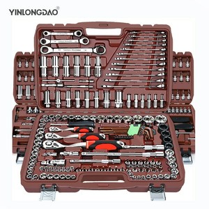 Set Metric Mm Socket Set  Car Repair Tool Ratchet Set Torque Wrench Combination