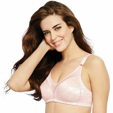 Bali Bra Double Support Spa-Closure Comfort-U Full-Figure Wireless 3372 Pink 36C