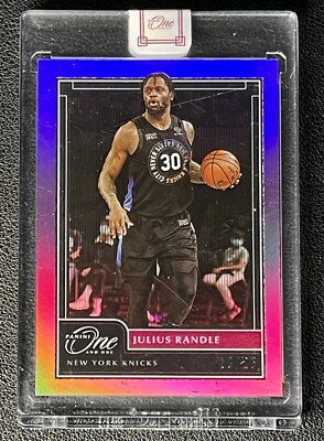 2020-21 Panini One and ONE JULUIS RANDLE Purple SP 13 /25 #84 ENCASED - Knicks