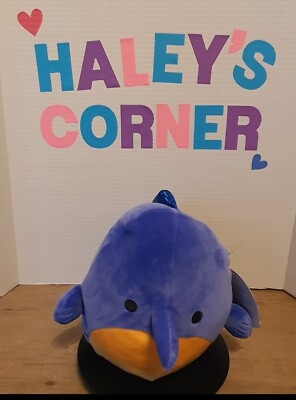 Squishmallows Kellytoy Sea Life Squad Plush Toy (8'' Swish The Swordfish)