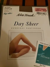 Sears Nice Touch Day Sheer Everyday Pantyhose Soft  Taupe Size A Made in USA