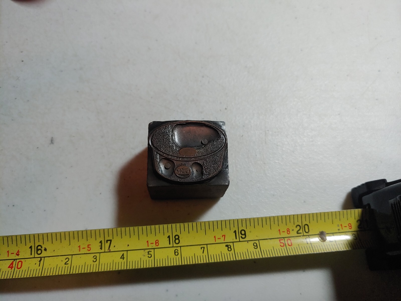 Vintage Letterpress Printing Block Vollrath Ware Advertising