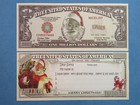 SANTA CLAUS Merry Christmas Nice List Wish List ~ $1,000,000 One Million Dollars