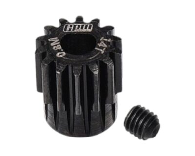GPM Racing Carbon Stahl Motorritzel 14 Zähne Modul 0.8 für 5mm Welle G ...