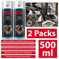 2X WRX Liquid Grease 500ml Adhesion Grease Spray Treat Mechanical Parts Of Metal