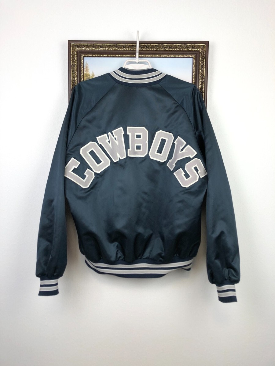 Vintage 90's Chalk Line Dallas Cowboys Jacket Bomber Mens Satin