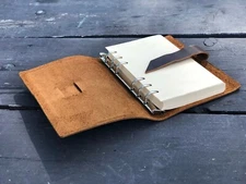 Genuine Leather Journal Writing Notebook Handmade Leather Bound 7,1/2" x 5"