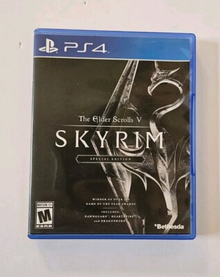 PS4 The Elder Scrolls V: Skyrim Special Edition Game NO MAP