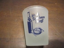 RC & MOON PIE IT'S A SOUTHERN THING ADVERTISING FROSTED SHOT GLASS