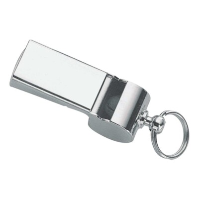 HERBERTZ  Bundesligapfeife / Schiedsrichterpfeife - Metall - NEU - 800501R