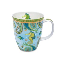 Tealogic Sieglinde Seepferdchen Tasse Fine Bone China Porzellan 0,35L