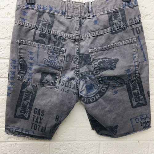GAP KIDS Gray Skull & Crossbones Gas Pump Shorts Adjustable Waist Sz. 14 • VG‼ - Picture 8 of 9