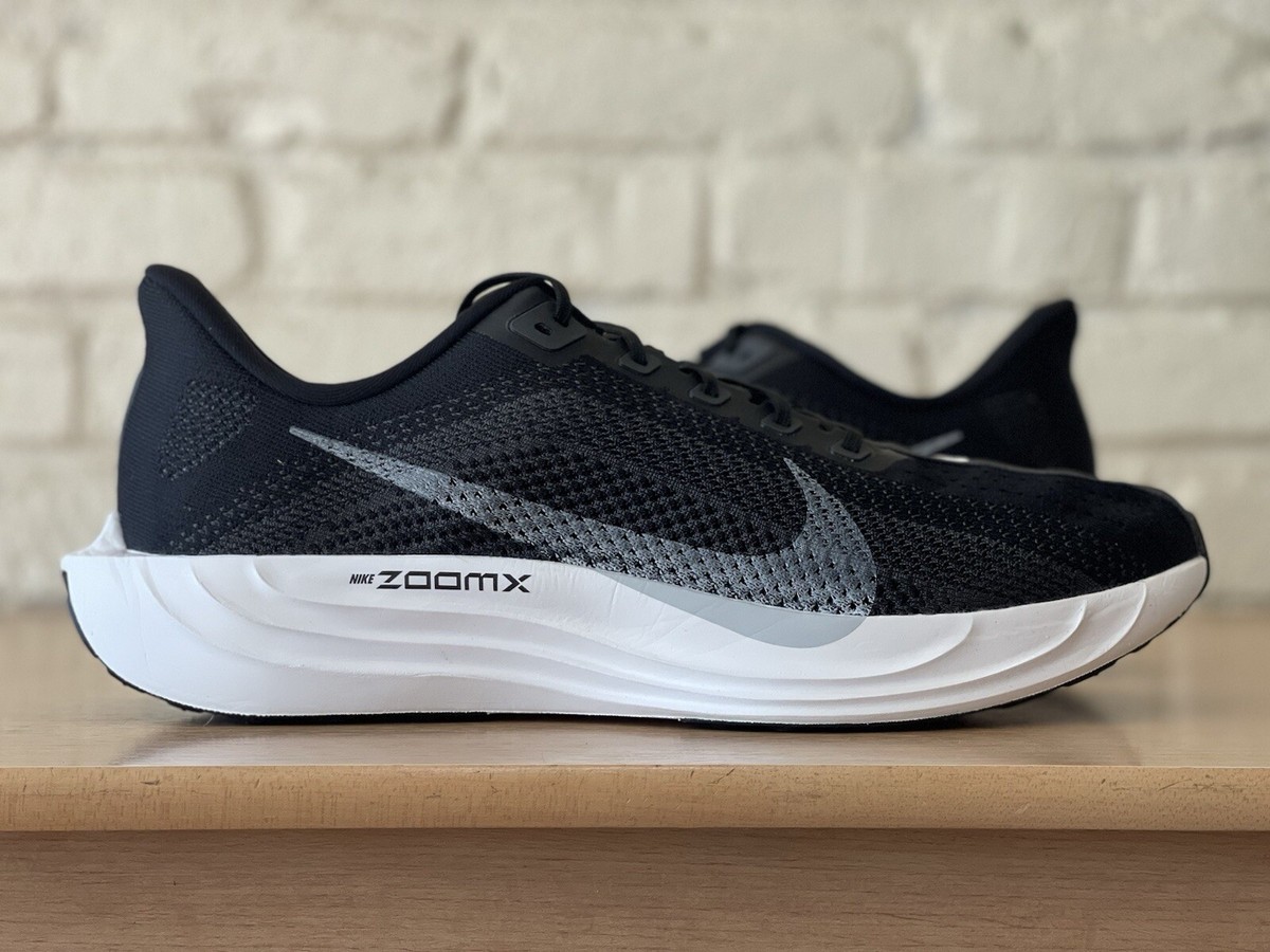 Nike Pegasus Plus Running Flyknit Tubro Black Pure Platinum