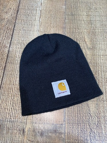 CARHARTT Black Beanie Acrylic Knit 