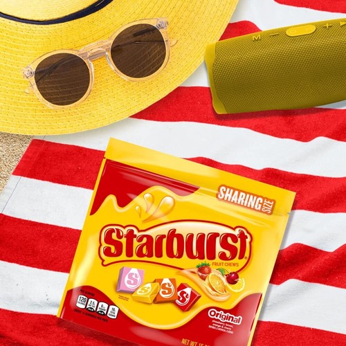 STARBURST Original Fruit Chews Chewy Summer Candy Sharing Size Bag, 15.6oz - Picture 6 of 8