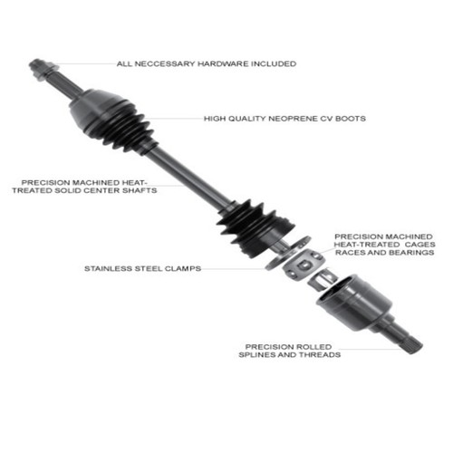 POLARIS RZR XP 1000 EPS 2014 COMPLETE FRONT CV AXLE LEFT OR RIGHT - Picture 3 of 3