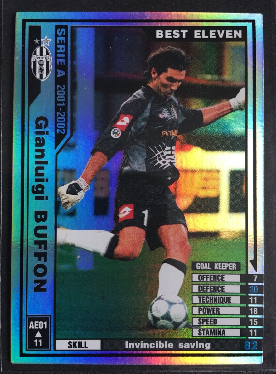 2001-02 Panini WCCF Serie A Best Eleven AE01 Gianluigi Buffon