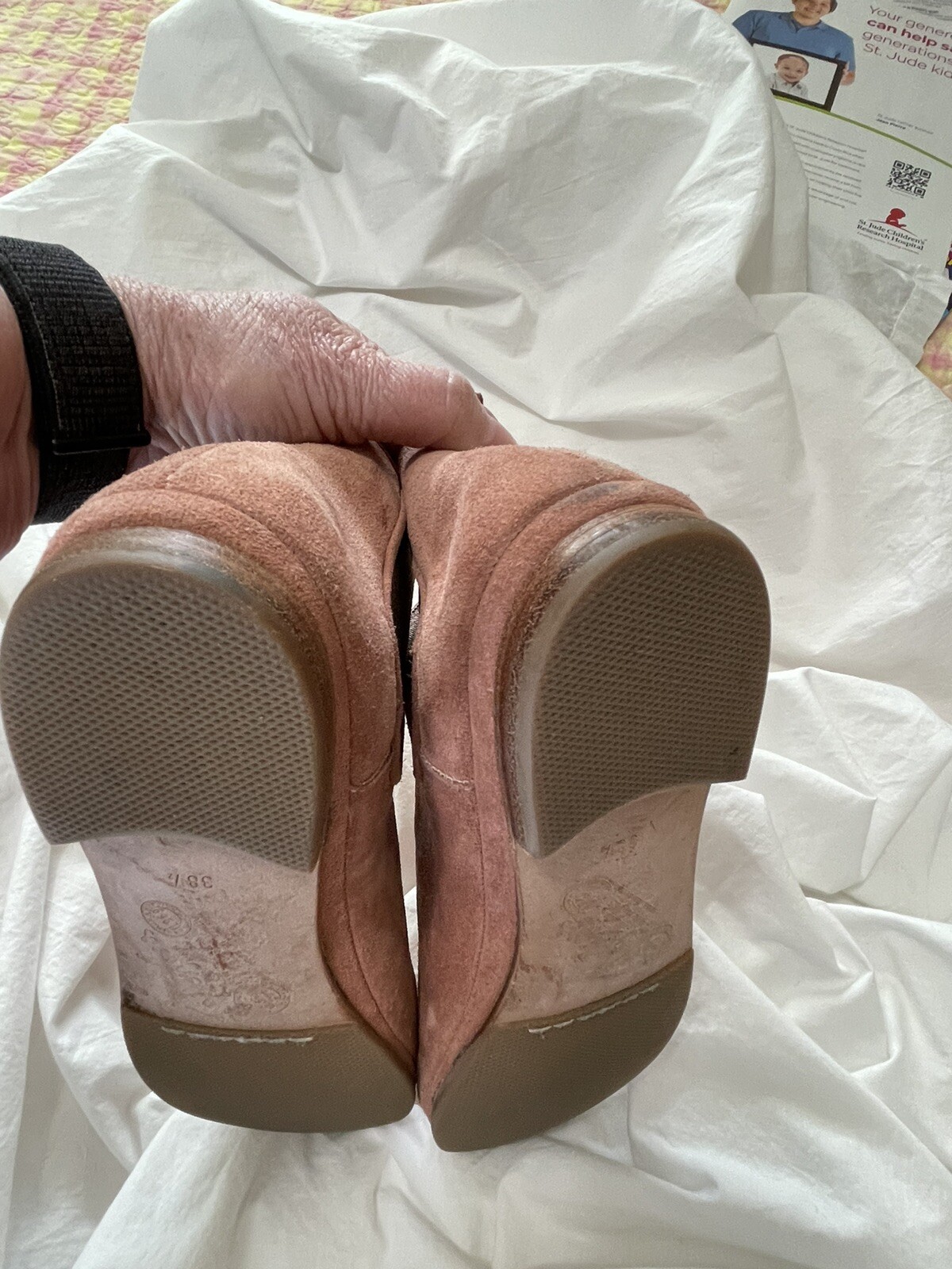 PANTOFOLA D’ORO Stivaletti Homers Artesian taglia 38 5 bronzo rosso marrone camoscio con lati elasticizzati