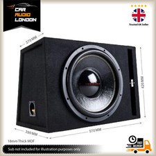 In Phase BX12PL 12" Slot Ported Subwoofer Enclosure