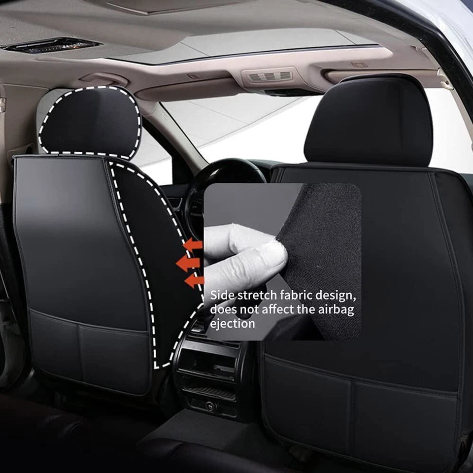 3D Leather Seat Cover Full Set Front 2 Seats Cushions Accessory For SUZUKI Cover - image 4 of 4