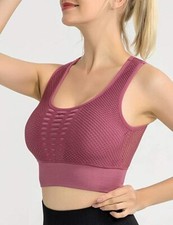 Women Shockproof High Impact Sports Bra Yoga Fitness Bra Gym Workout Underwear