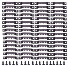 50 Pack Small Sawtooth Picture Hangers with Screws for Wooden Frames Paintings