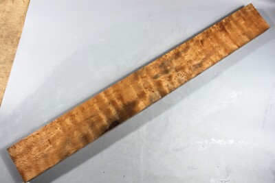 Guitar Neck Blank Ripple Maple Hardwood Luthier Supply 28.1