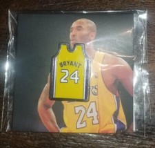 KOBE BRYANT LOS ANGELES LAKERS YELLOW HOME JERSEY #24 Souvenir Lapel Pin